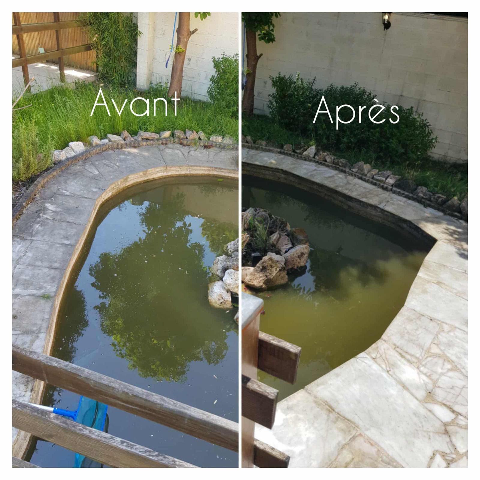 Terrasse Bassin - AVANT & APRÈS