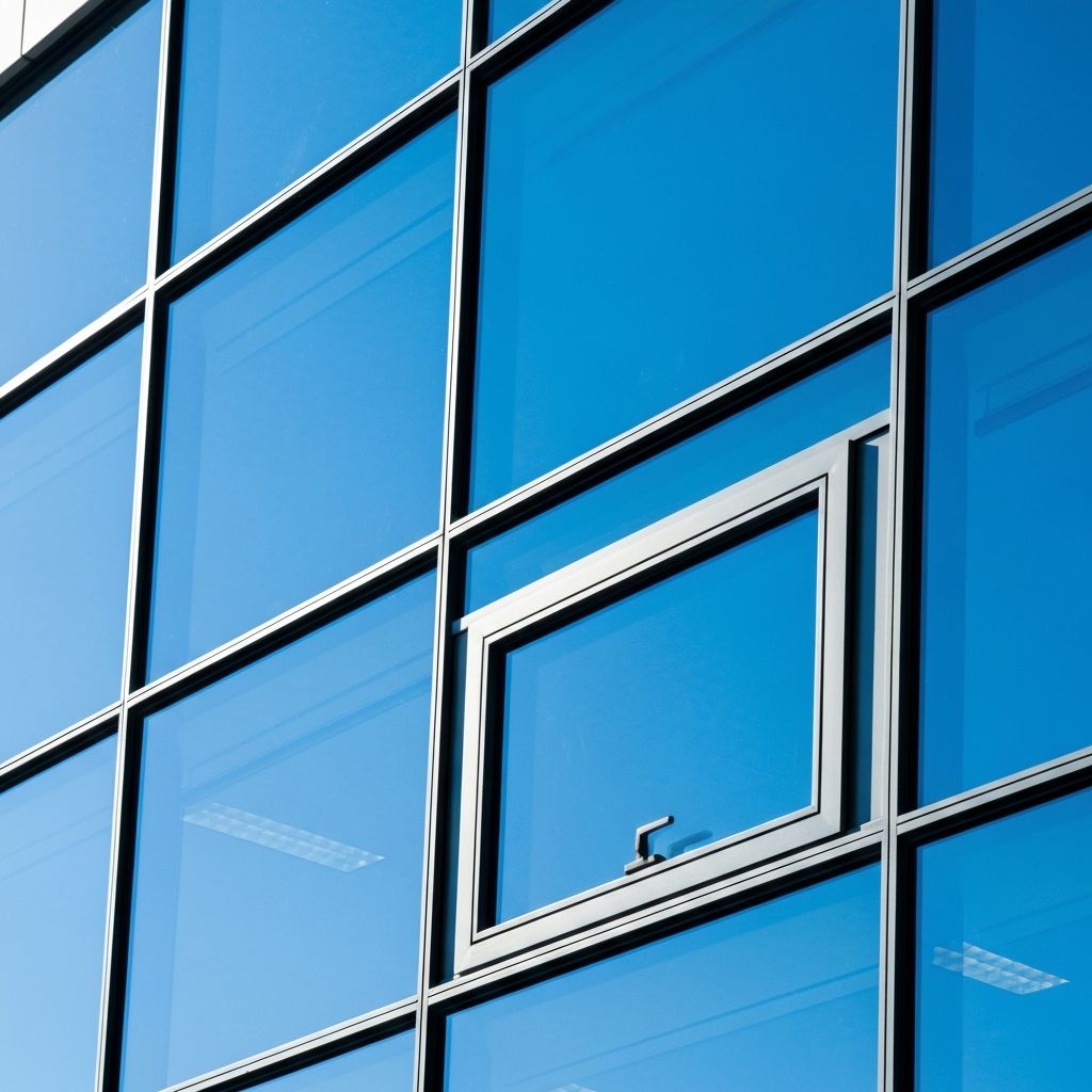 Vitres de bureaux impeccables